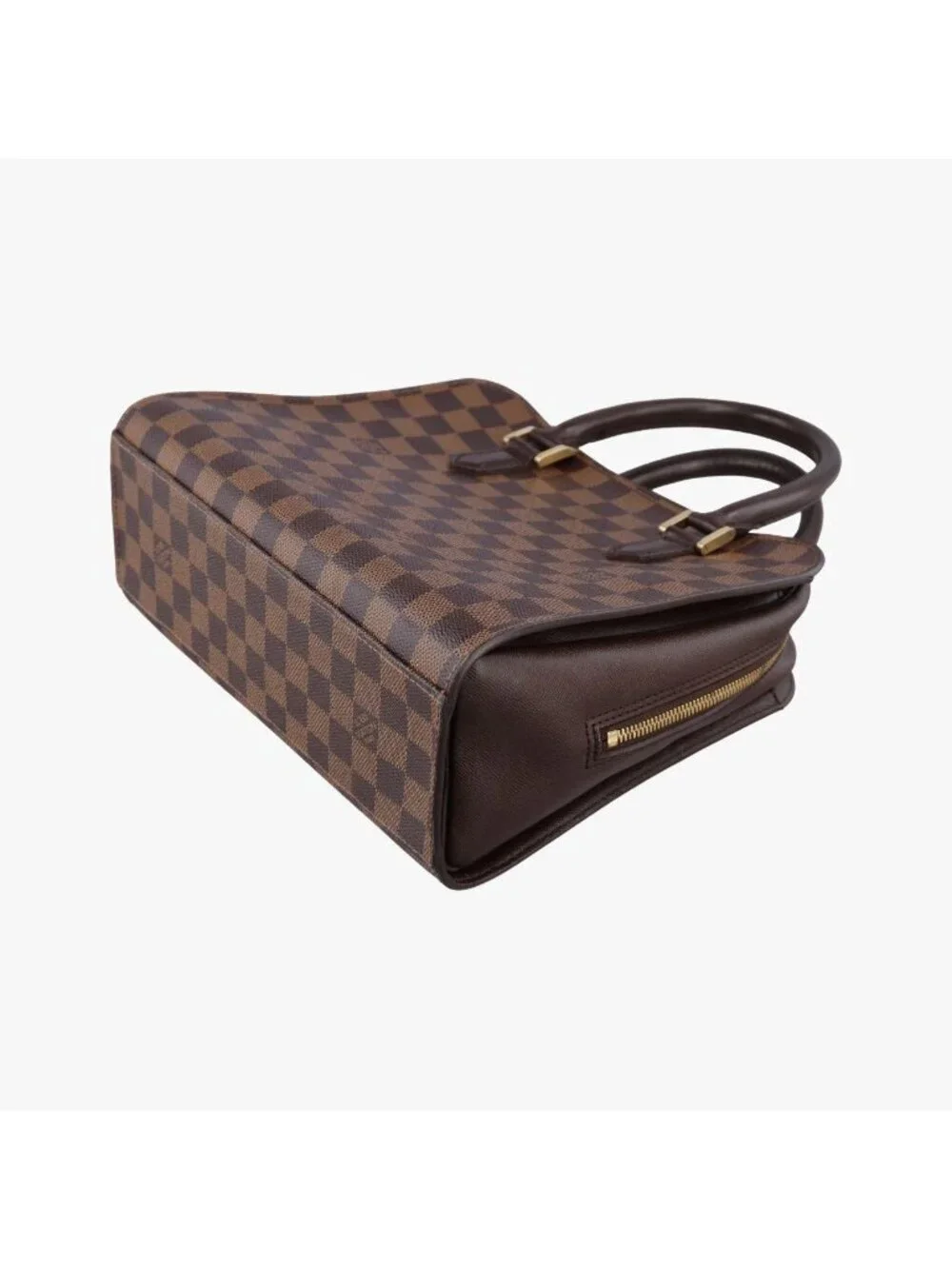 Louis Vuitton Triana Ebene Damier Canvas Handbag
